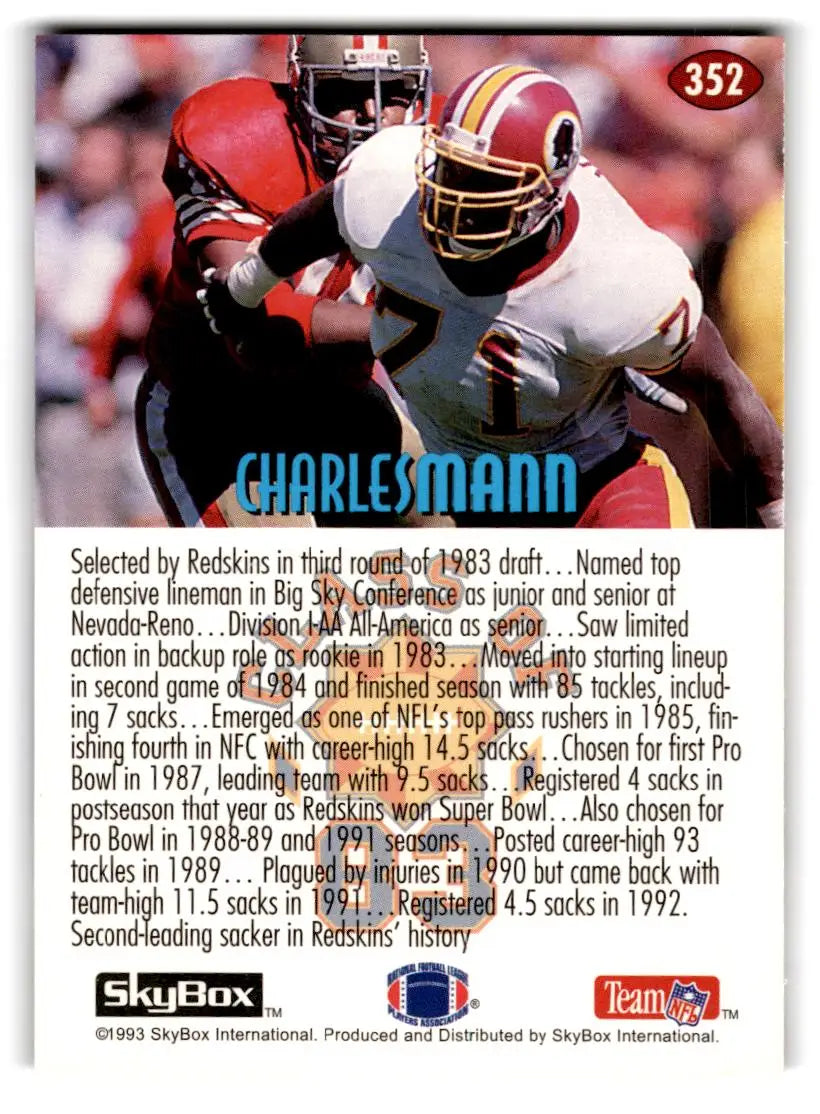 1993 SkyBox Impact #352 Charles Mann - Football Card Single