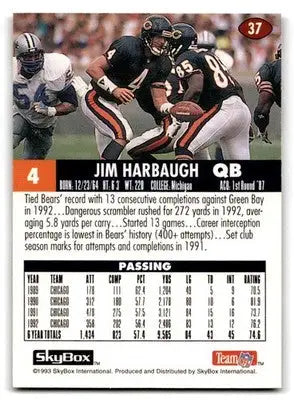 1993 SkyBox Impact #37 Jim Harbaugh - Football Card Single