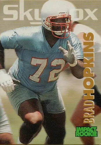1993 SkyBox Impact #373 Brad Hopkins NM Near Mint RC Rookie Oilers - Football Card Single