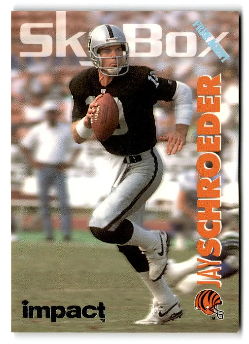 1993 SkyBox Impact #51 Jay Schroeder Color Foils - Football Card Single