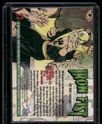1993 SkyBox Marvel Masterpieces Iron Fist #23 - Marvel Card Single