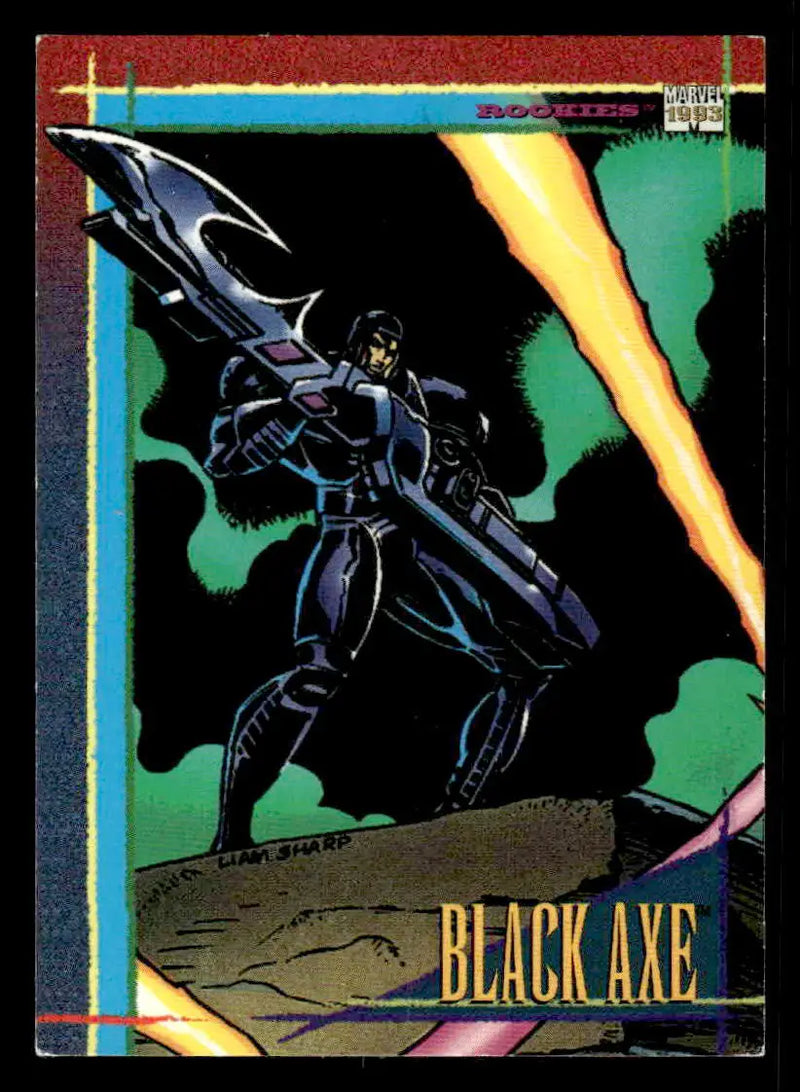 1993 SkyBox Marvel Universe #127 Black Axe - Non-Sports Card Single