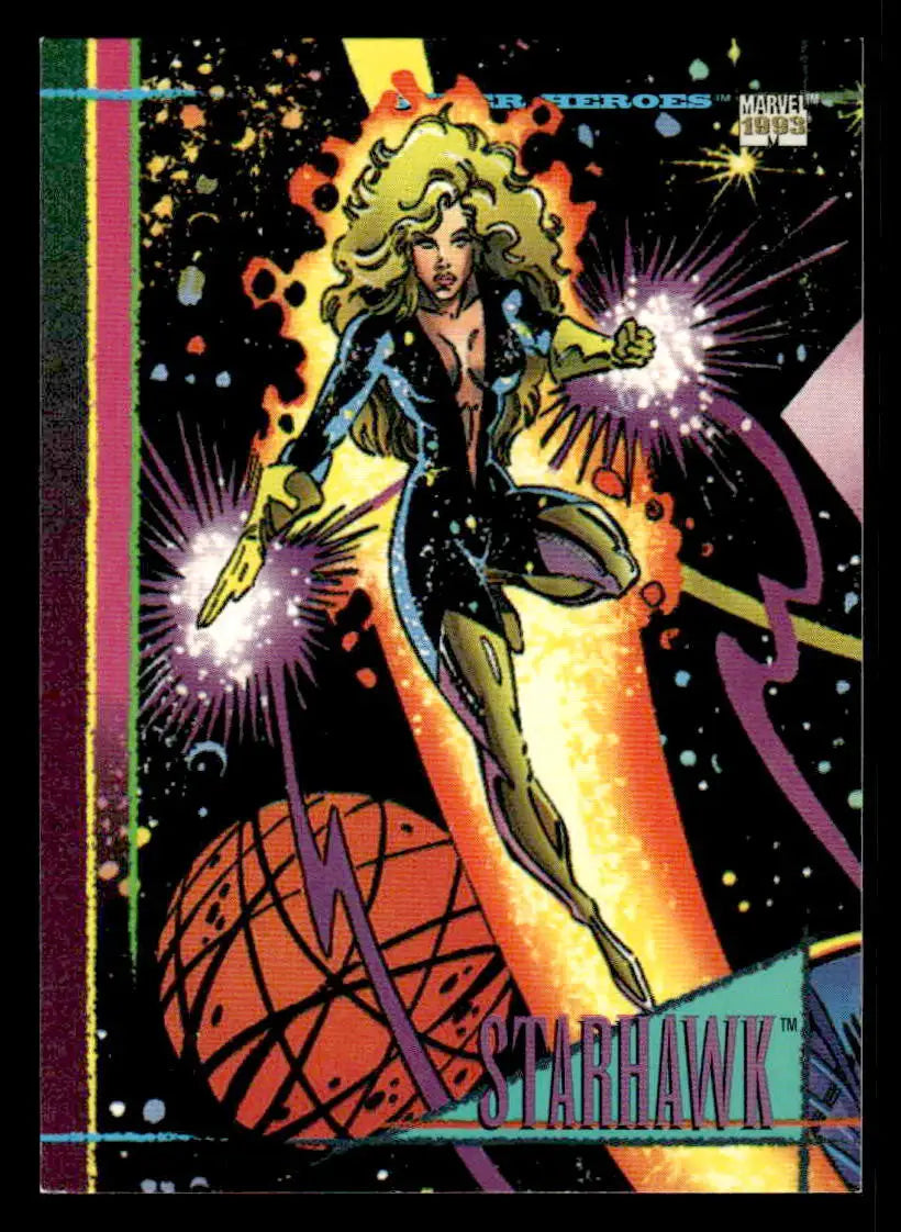 1993 SkyBox Marvel Universe #13 Starhawk