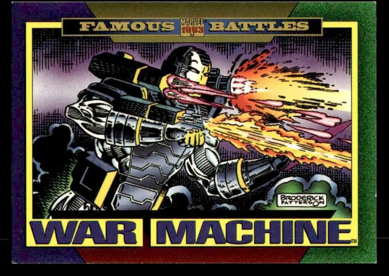 1993 SkyBox Marvel Universe #151 War Machine / Iron Man - Non-Sports Card Single