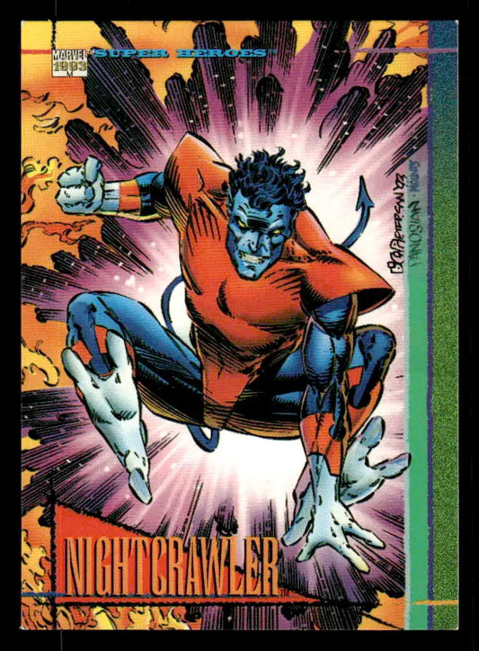 1993 SkyBox Marvel Universe #42 Nightcrawler - Non-Sports Card Single