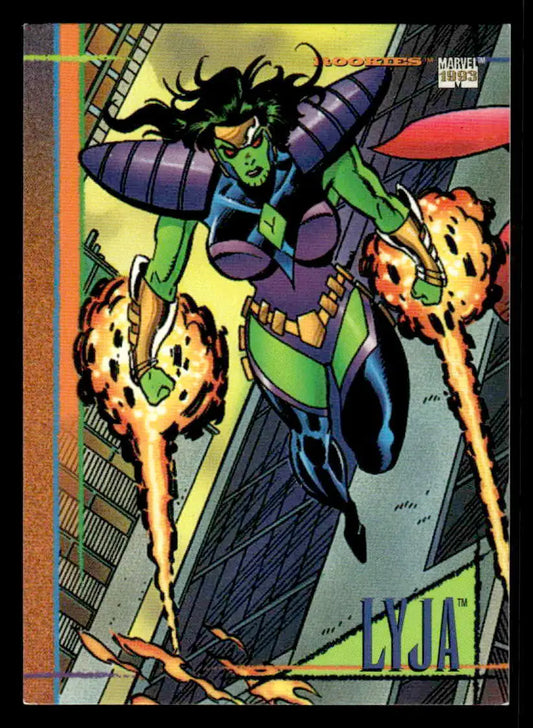 1993 SkyBox Marvel Universe #76 Lyja - Non-Sports Card Single