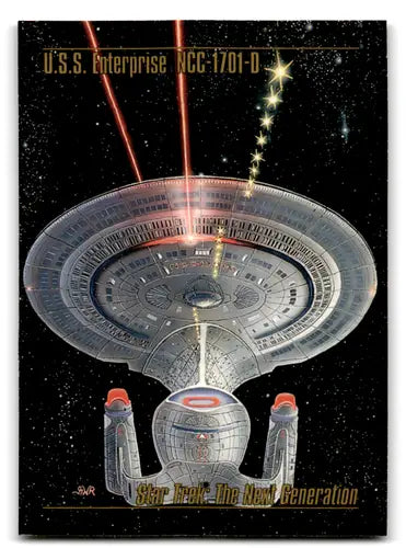 1993 Skybox Star Trek Master Series #21 U.S.S. Enterprise NCC-1701-D NM ID:70516 - Non-Sports Card Single