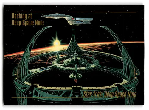 1993 Skybox Star Trek Master Series #23 Docking at Deep Space Nine NM N ID:70526 - Non-Sports Card Single