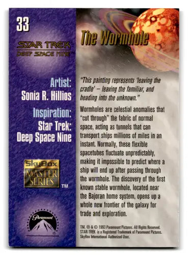 Star Trek Deep Space Nine trading card from Skybox Star Trek Master Series with original gloss