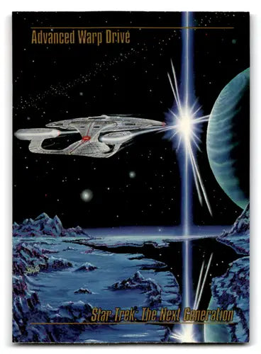 1993 Skybox Star Trek Master Series #34 Advanced Warp Drive NM Near Min ID:70507 - Non-Sports Card Single