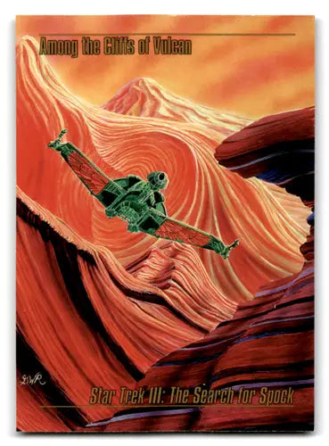 Skybox Star Trek trading card from Star Trek Master Series Among the Cliffs of Vulcan