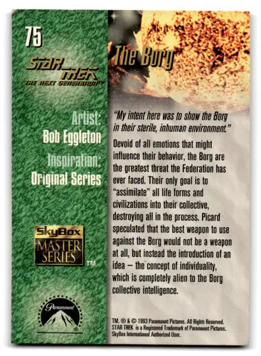 1993 Skybox Star Trek Master Series #75 The Borg NM Near Mint ID:70523 - Non-Sports Card Single