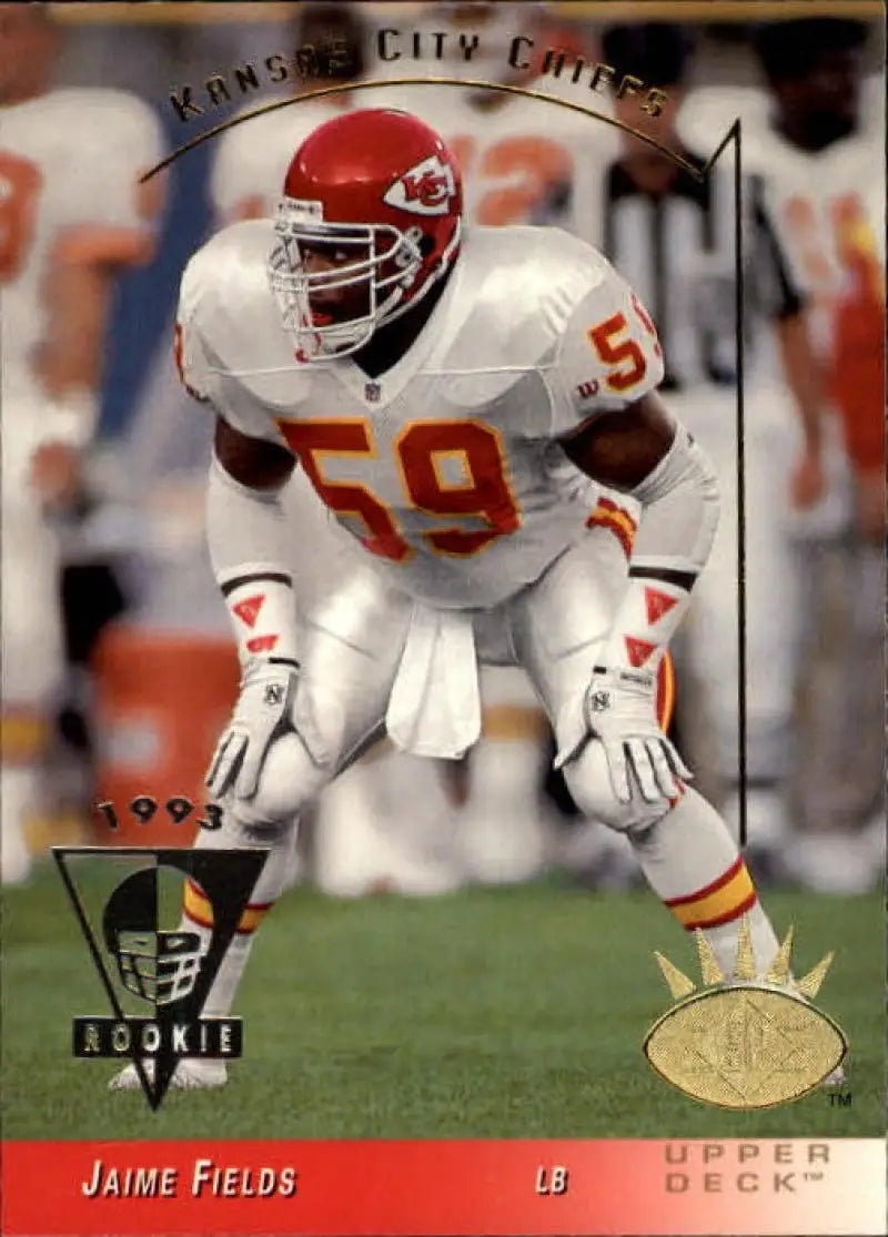 1993 SP #121 Jaime Fields NM-MT RC Rookie Chiefs ID:9925 - Football Card Single