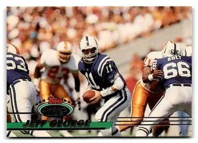 1993 Stadium Club #218 Jeff George - Football Card Single