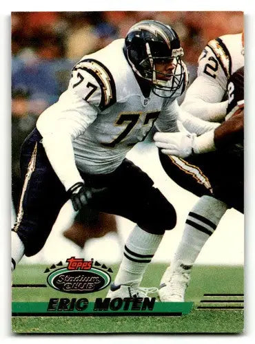 1993 Stadium Club #271 Eric Moten San Diego Chargers Football Cards ID:61226 - Football Card Single
