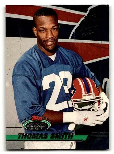 Original gloss 1993 Stadium Club Thomas Smith Buffalo Bills football trading card