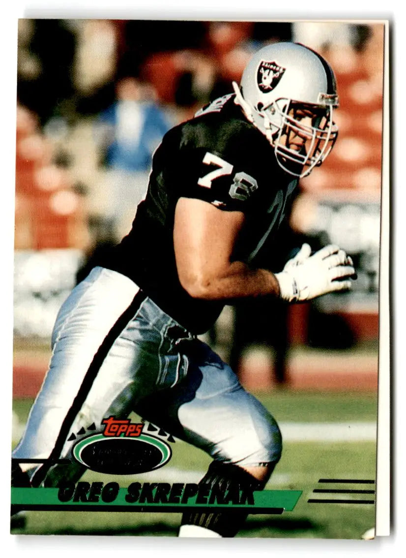 1993 Stadium Club #385 Greg Skrepenak - Football Card Single
