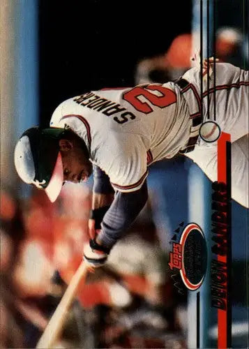 1993 Stadium Club #408 Deion Sanders NM-MT Braves - Baseball Card Single