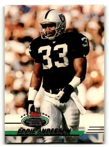 1993 Stadium Club #424 Eddie Anderson Los Angeles Raiders Football C ID:61227 - Football Card Single