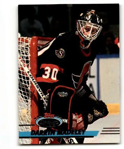 Original gloss hockey trading card featuring Darrin Madeley from 1993 Stadium Club NM