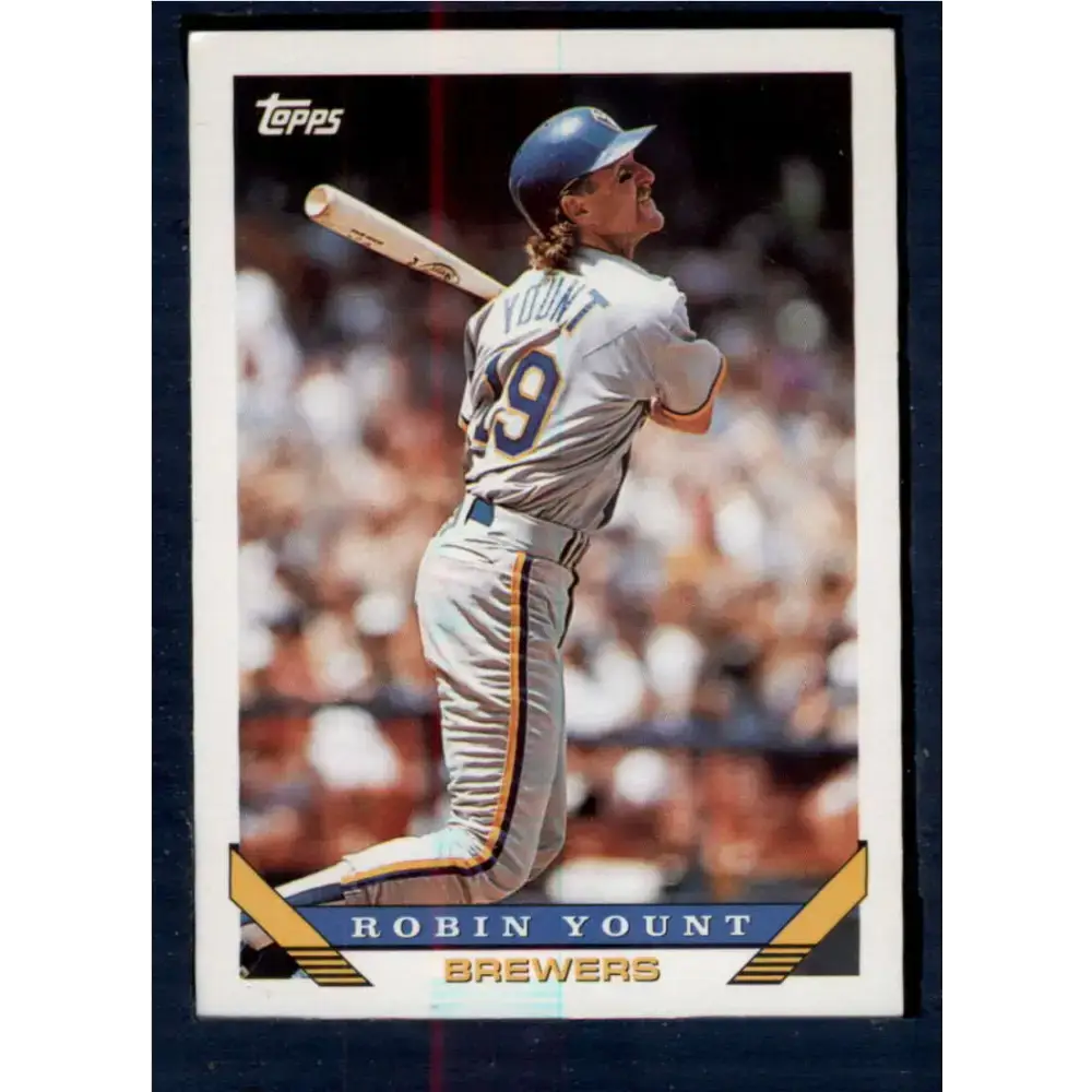 1993 Topps #1 Robin Yount NM-MT Milwaukee Brewers Baseball Card - Baseball Card Single
