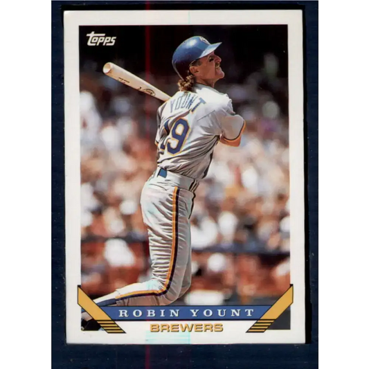 1993 Topps #1 Robin Yount NM-MT Milwaukee Brewers Baseball Card