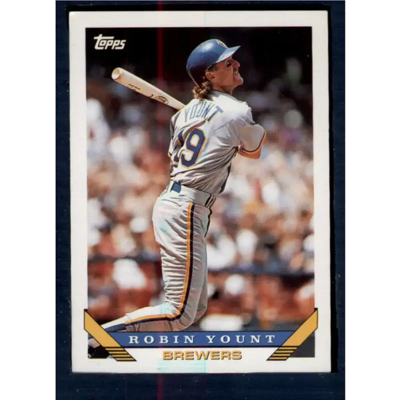 1993 Topps #1 Robin Yount NM-MT Milwaukee Brewers Baseball Card - Baseball Card Single