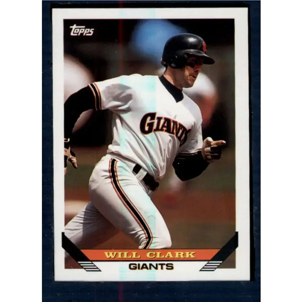 1993 Topps #10 Will Clark NM-MT San Francisco Giants Baseball Card - Baseball Card Single