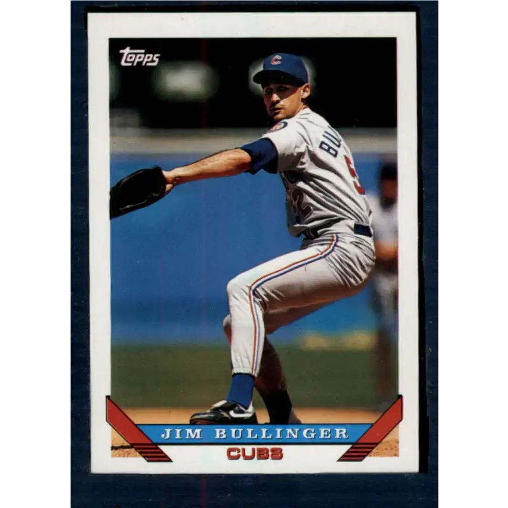 1993 Topps #101 Jim Bullinger NM-MT Chicago Cubs Baseball Card - Baseball Card Single