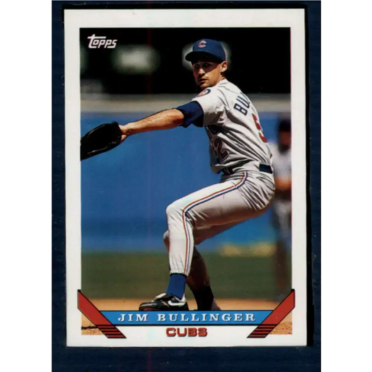 1993 Topps #101 Jim Bullinger NM-MT Chicago Cubs Baseball Card