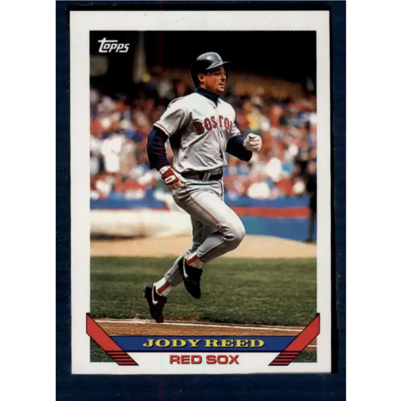 1993 Topps #103 Jody Reed NM-MT Boston Red Sox Baseball Card - Baseball Card Single