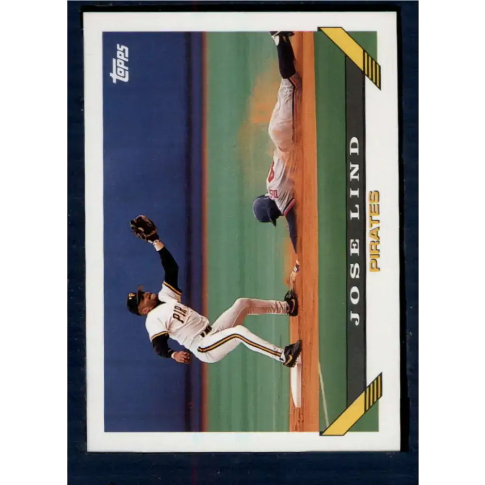 1993 Topps #108 Jose Lind NM-MT Pittsburgh Pirates Baseball Card - Baseball Card Single