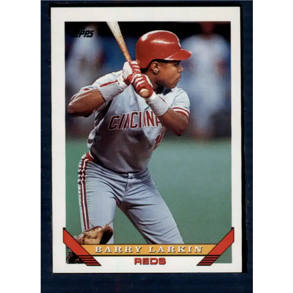 1993 Topps #110 Barry Larkin NM-MT Cincinnati Reds Baseball Card - Baseball Card Single