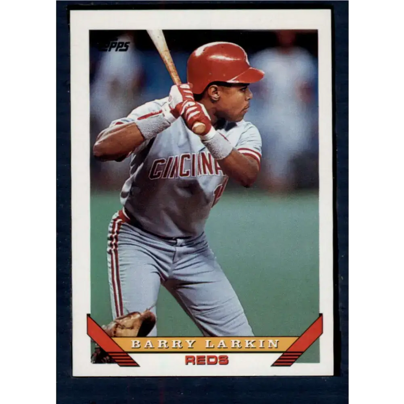 1993 Topps #110 Barry Larkin NM-MT Cincinnati Reds Baseball Card - Baseball Card Single