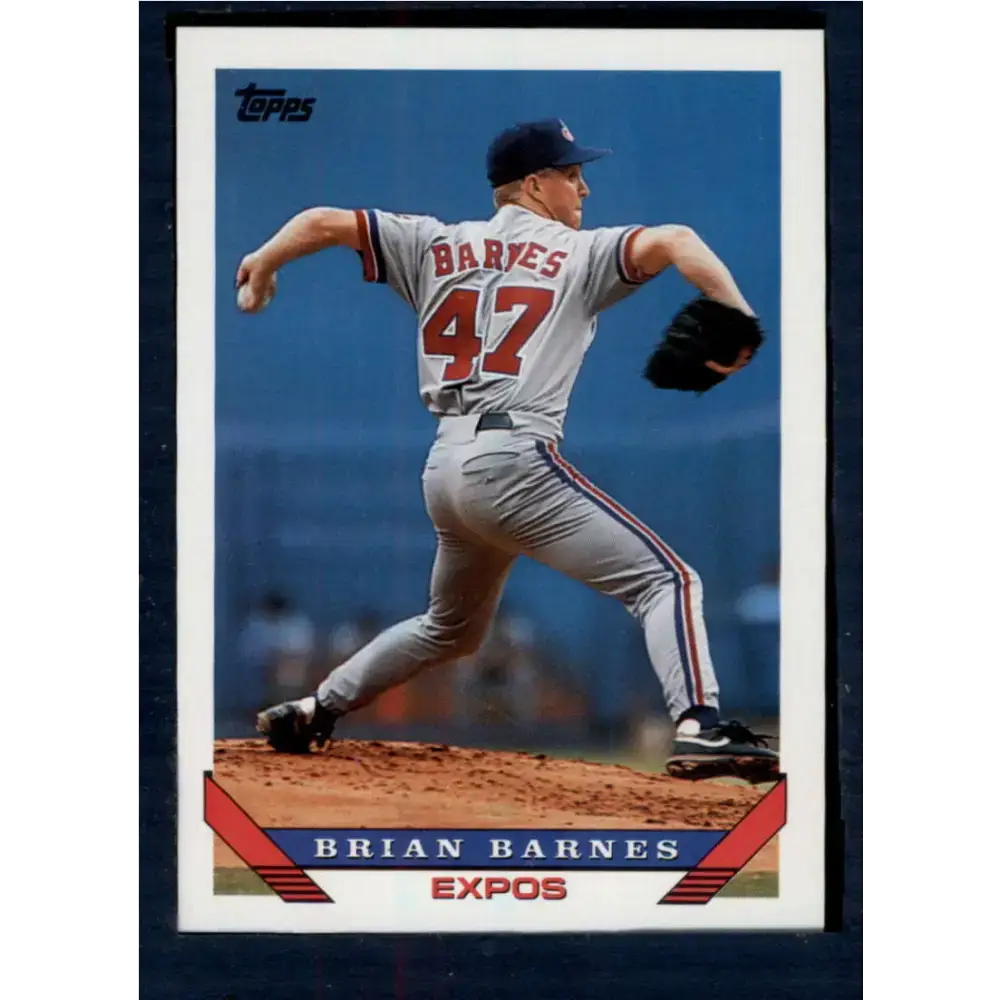 1993 Topps #112 Brian Barnes NM-MT Montreal Expos Baseball Card - Baseball Card Single