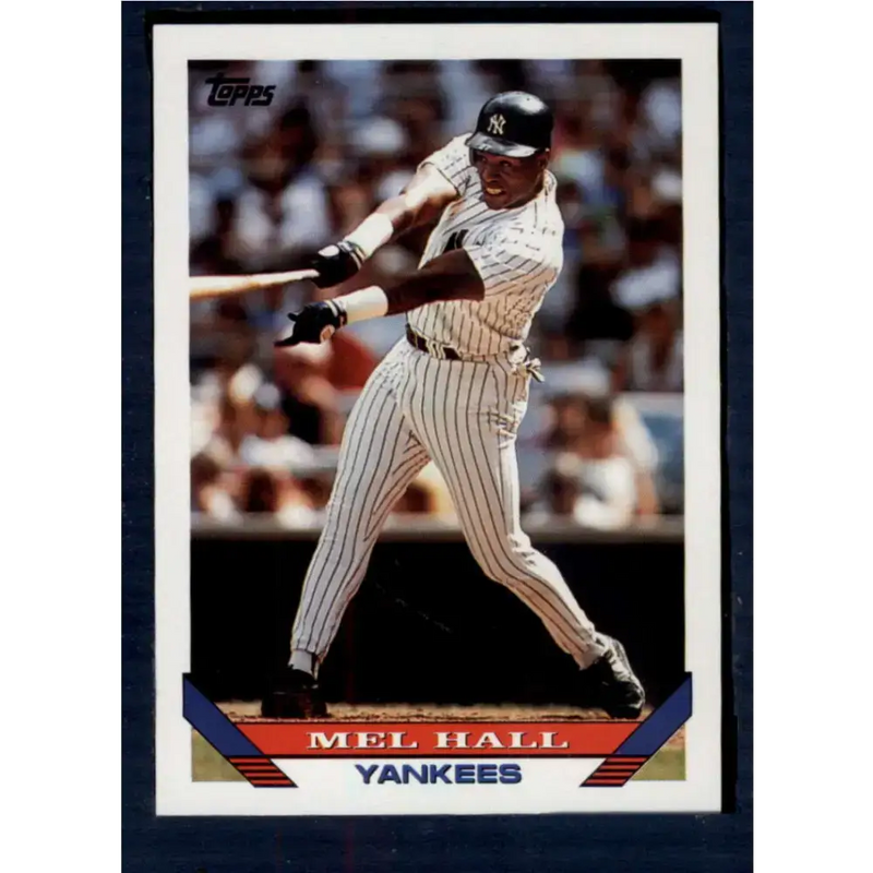 1993 Topps #114 Mel Hall NM-MT New York Yankees Baseball Card