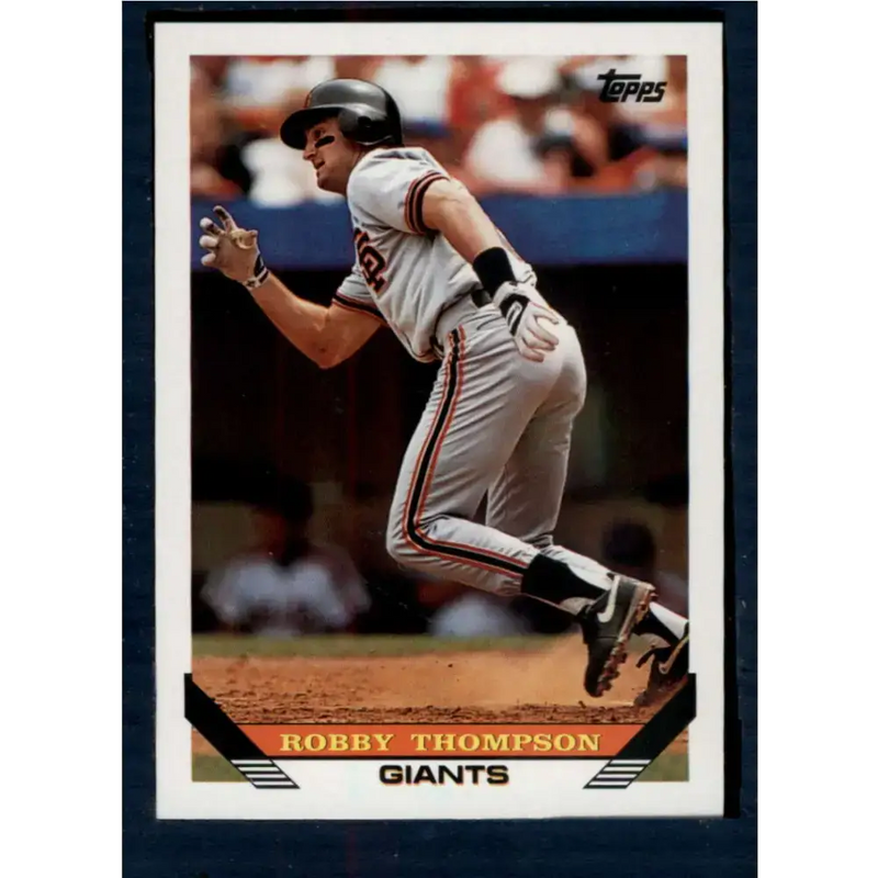 1993 Topps #115 Robby Thompson NM-MT San Francisco Giants Baseball Card