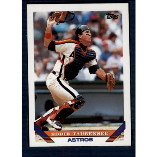 1993 Topps #117 Eddie Taubensee NM-MT Houston Astros Baseball Card