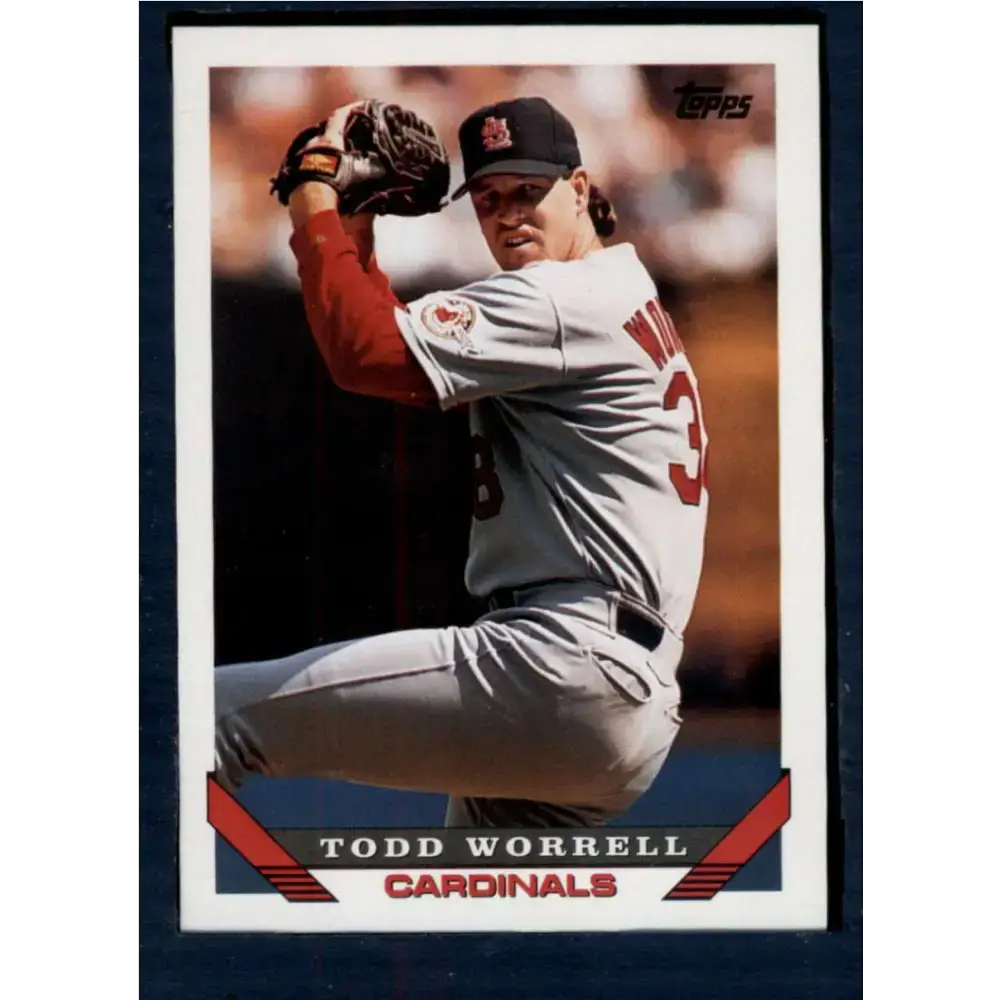 1993 Topps #121 Todd Worrell NM-MT St. Louis Cardinals Baseball Card - Baseball Card Single