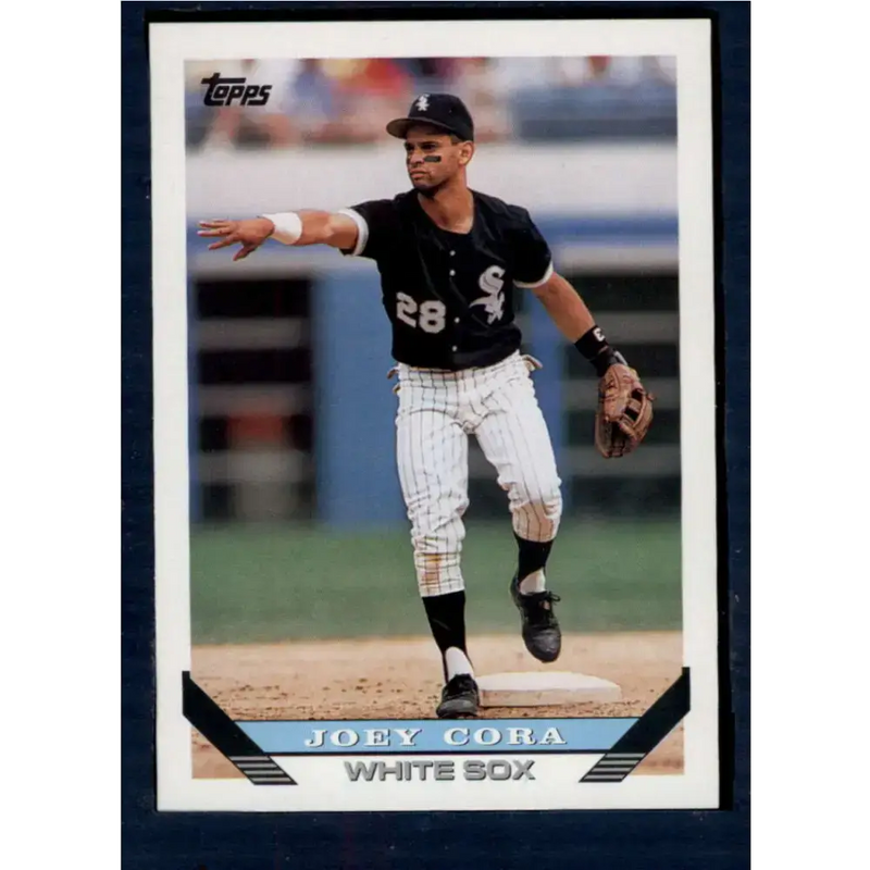 1993 Topps #122 Joey Cora NM-MT Chicago White Sox Baseball Card - Baseball Card Single