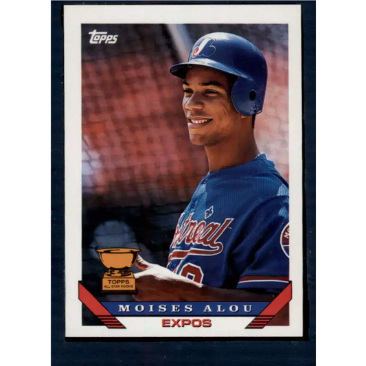 1993 Topps #123 Moises Alou NM-MT Montreal Expos Baseball Card - Baseball Card Single