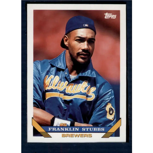 1993 Topps #124 Franklin Stubbs NM-MT Milwaukee Brewers Baseball Card