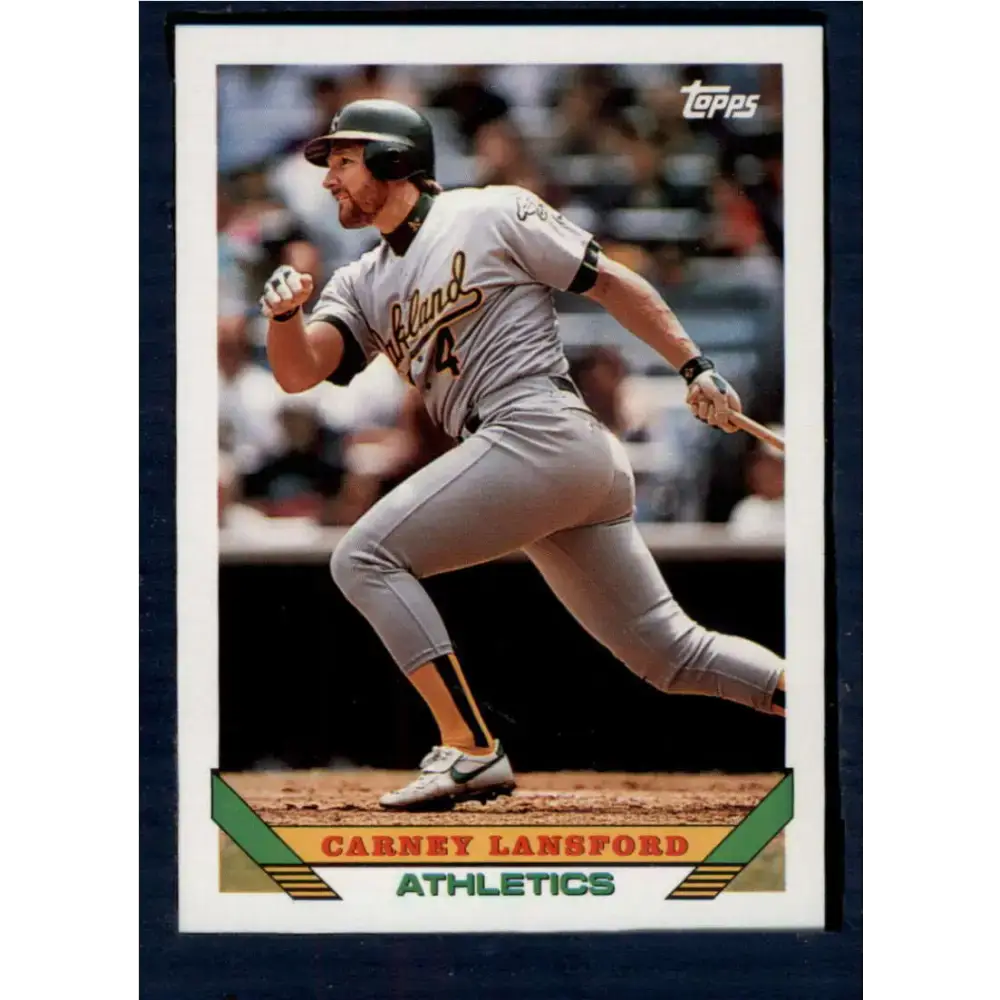 1993 Topps #127 Carney Lansford NM-MT Oakland Athletics Baseball Card - Baseball Card Single