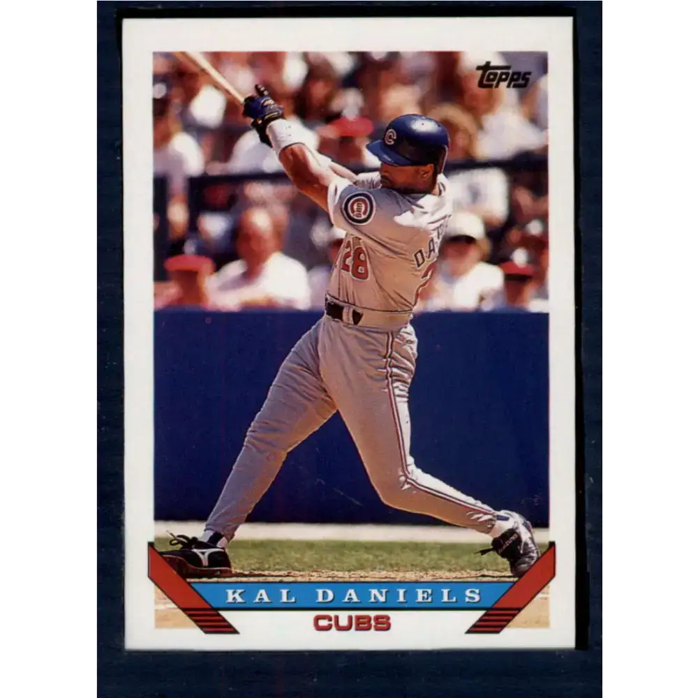 1993 Topps #128 Kal Daniels NM-MT Chicago Cubs Baseball Card - Baseball Card Single