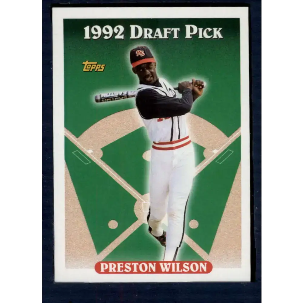 1993 Topps #132 Preston Wilson NM-MT RC Rookie New York Mets Baseball Card - Baseball Card Single