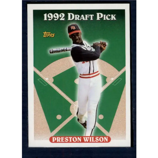 1993 Topps #132 Preston Wilson NM-MT RC Rookie New York Mets Baseball Card - Baseball Card Single