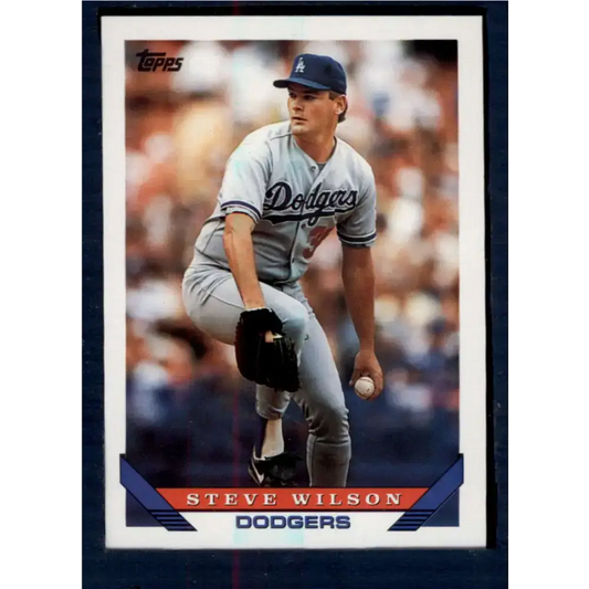 1993 Topps #133 Steve Wilson NM-MT Los Angeles Dodgers Baseball Card