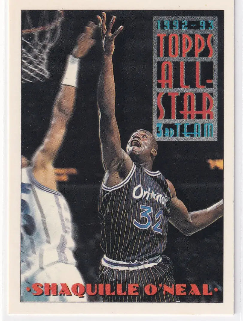 1993 TOPPS #134 SHAQUILLE ONEAL ALL STAR- ORLANDO MAGIC - Basketball Card Single
