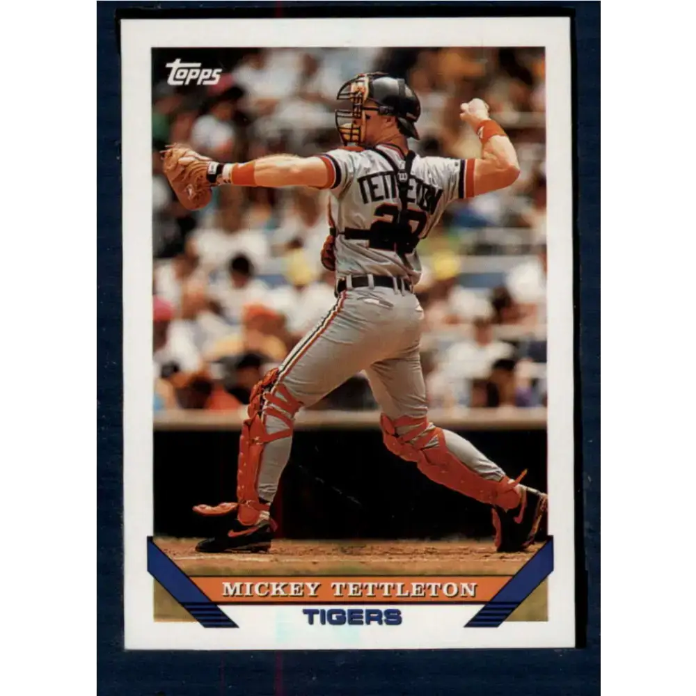 1993 Topps #135 Mickey Tettleton NM-MT Detroit Tigers Baseball Card - Baseball Card Single