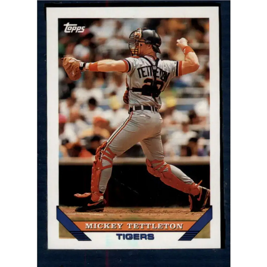 1993 Topps #135 Mickey Tettleton NM-MT Detroit Tigers Baseball Card